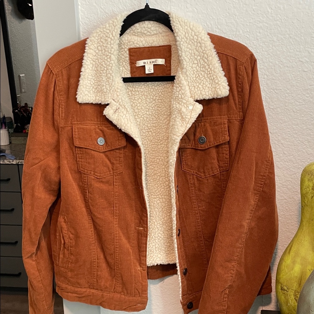 Miami Rust Sherpa-Lined Jacket